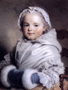 Portrait Of Nicole Richard As Child — Maurice Quentin De La Tour