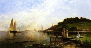 Going Out In The Yacht — Alfred Thompson Bricher