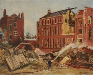 Mulgrave Place School, After Bombing, Woolwich — Bernard Hailstone