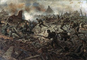 The Territorials At Pozières, 23 July 1916 — William Barns Wollen