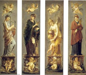 Arts, Wealth, Pleasure And Philosophy — Pierre-paul Prud'hon