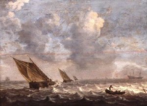 Fishing Boats — Ludolf Backhuysen I