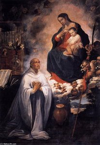 Vision Of St Bernard — Juan De Las Roelas