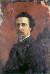 Unfinished Self Portrait — Henryk Siemiradzki