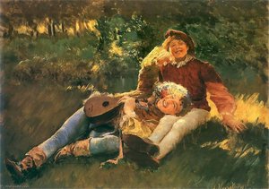 Merry Youths — Leon Jan Wyczolkowski