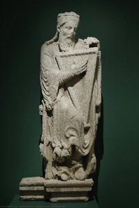 Statue-column Of King David — Master Mateo