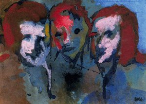 Theree Heads — Emile Nolde