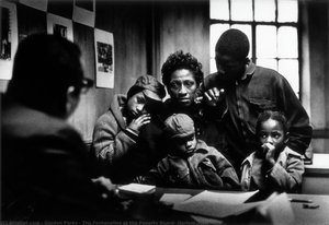 The Fontenelles At The Poverty Board, Harlem, New York — Gordon Parks