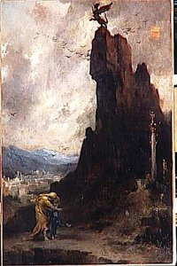 Oedipe S'exilant À Thèbes Dit Aussi Oedipe Et Antigone — Henri Léopold Levy