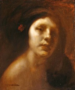 Portrait Of A Young Lady — Eugène Anatole Carrière