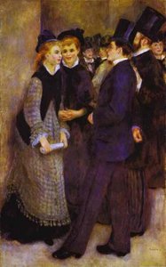 La Sortie Du Conservatoire — Pierre-auguste Renoir