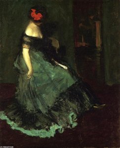The Red Bow — Charles Webster Hawthorne
