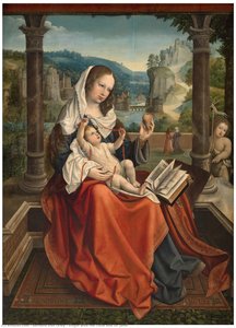 Virgin With The Child And St. John — Bernard Van Orley