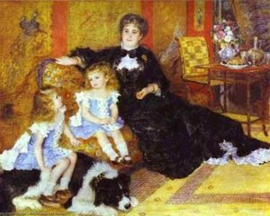 Mezė Charpentier Su Savo Vaikais — Pjero Augustas Renaras