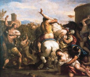 Rape Of The Sabine Woman 2 — Luca Giordano