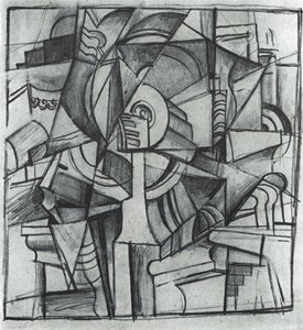 Cubo-futurist Composition — Kazimir Malevich