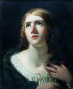 A Woman Clasping A Crucifix To Her Breast — George Patten