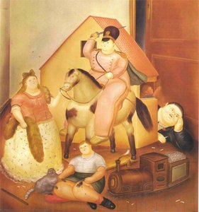 Chambre Avec Jeux D'enfants — Fernando Botero