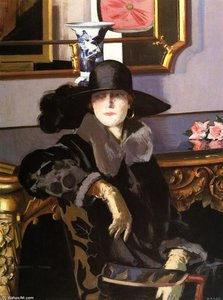 Lady In Black — Francis Campbell Cadell