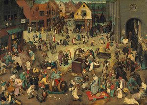 The Fight Between Carnival And Lent — Pieter Bruegel The Elder