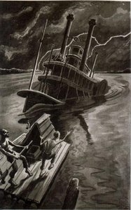 It Was A Steamboat That Had Killed Herself On A Rock — Thomas Hart Benton