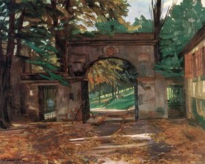 Neuburg Gates, Heidelberg — Wilhelm Trübner