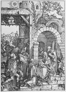 Life Of The Virgin: 11. The Adoration Of The Magi — Albrecht Dürer