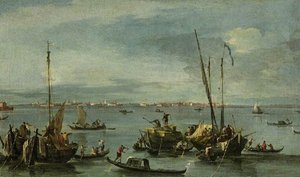 View Towards Murano From The Fondamente Nuove, Venice — Francesco Lazzaro Guardi
