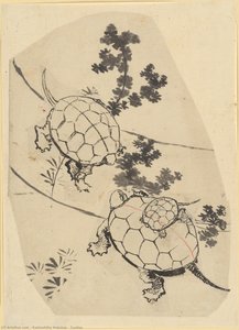 Tortugas — Katsushika Hokusai