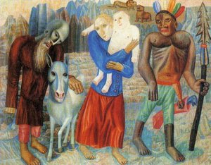Flight To Egypt — Pavel Filonov