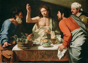 The Supper At Emmaus — Bartolomeo Cavarozzi