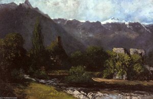 Le Glacier — Gustave Courbet