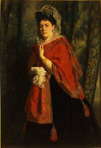 Sortie De Bal Portrait De Mme Savoyen — Daisay Jules