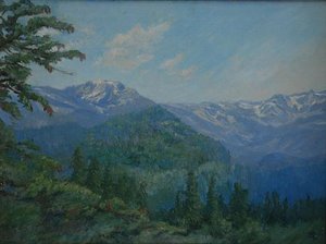 Kawaia Range, (painting) — Mary Agnes Yerkes