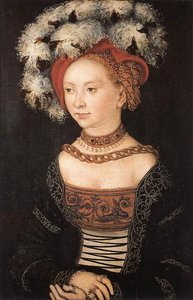 Ritratto Di Una Giovane Donna — Luca Cranach Il Vecchio