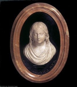 Portrait Of Anna Maria Luisa De' Medici As A Child — Giovanni Battista Foggini