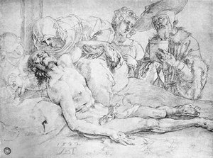 Die Beweinung — Albrecht Dürer