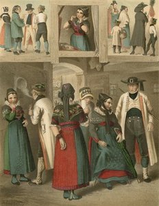 German Costume Westphalen — Albert Kretschmer