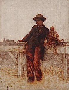 Petit Savoyard Montreur De Marmotte Appele Actuellement Petit Savoyard Et Son Singe — Ernest Hébert (antoine Auguste Ernest Hebert)