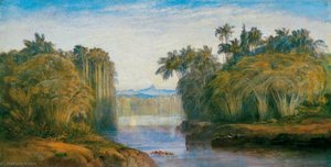 A View Of Adam's Peak, Ceylon — Edward Lear