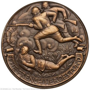 The French Heroes Fund Obverse — Paul Manship