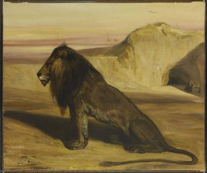 Le Lion De Saint Jérôme (titre D'usage) — Alexandre Gabriel Decamps