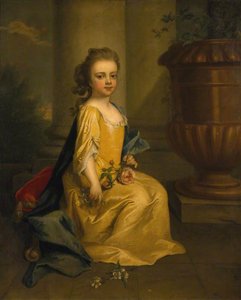Lady Mary Booth (1704–1772), Later Countess Of Stamford, As A Child — Michael Dahl