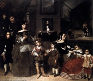 The Artist's Family — Juan Bautista Martínez Del Mazo
