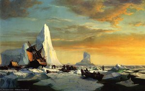 Whalers Trapped By Arctic Ice — William Bradford
