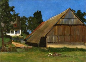 Landscape With Shed And Farmer's House — Hans Emmenegger