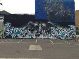 Mural By Dank, Noir — Dan Kitchener