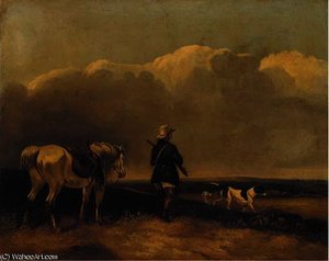 Partridge Shooting — Abraham Cooper