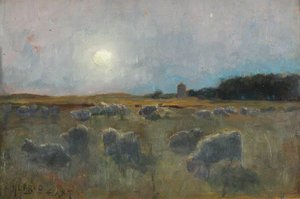 Moonrise — Alfred East