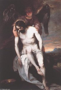 The Dead Christ Supported By An Angel — Alonzo Cano